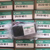 100% Válvula solenoide CKD Original 3PA119-M5-3 Válvula solenoide de acción directa de 3 vías CKD japonesa para aplicaciones de bajo vacío | Nuevo