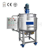 Cuve de mélange durable en acier inoxydable à double enveloppe 8000L avec agitateur cosmétique