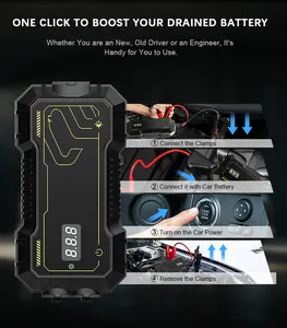 Multi Function Portable Battery Booster Power Bank Multi-function Jump Starter Powerbank For Car