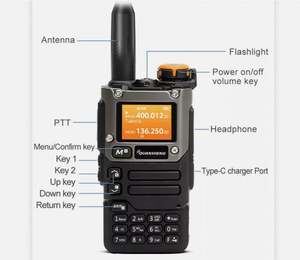 الأكثر مبيعاً Quansheng Way UVK6 k5 K6 ثنائي النطاق 5 واط ثنائي الاتجاه راديو UVK58 (8) جهاز اتصال لاسلكي طويل المدى - Product Image 4