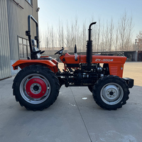 Tracteur à roues 4x4 confortable à utiliser, 30HP, 35HP, 40HP, 45HP, 50HP, pour un travail agricole prolongé de désherbage et de labour.