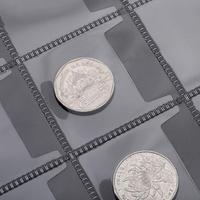 Porte-documents de présentation en PVC à 12 pochettes pour fournitures et feuilles de collection de pièces de monnaie