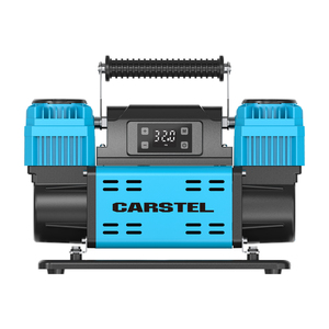 Máy nén khí di động bán buôn với màn hình kỹ thuật số, chức năng giám sát áp suất lốp xi lanh kép 60mm - Product Image 6