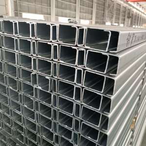 Sistema de Montaje Solar, Canal en C de Acero, Galvanizado en Caliente, Estructura de Suelo Solar para Campo Abierto - Product Image 1