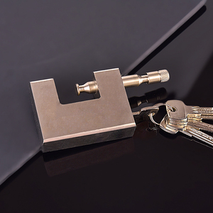 FEIHUAN Fábrica de alta seguridad de alta resistencia Rectangular candado de hierro OEM/ODM niquelado - Product Image 4