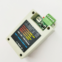 Unité d'alarme D371 modèle 4G GSM DIN Peut être connectée aux aimants de porte, aux interrupteurs de niveau d'eau, aux capteurs du corps humain et à d'autres capteurs