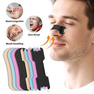 Tiras nasales transpirables no tejidas personalizadas cinta nasal antironquidos para dormir mejor OEM al por mayor - Product Image 1