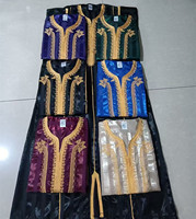 CCY 2026 Maroc – Jalabiya brodée or pour homme, Baifa islamique, Kaftan brillant nigérian, Robe Boubou Haramyne Homme, Thobes