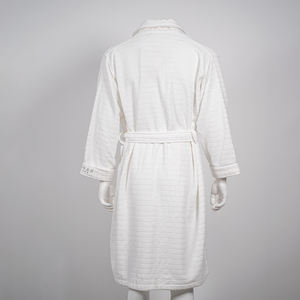 Unisex Extra Large Cut Pile <strong>Bathrobe</strong> 100% Cotton Soft and Breathable with Custom Logo Winter Hotel White <strong>Bathrobe</strong> for Men Women - Product Image 2