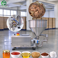Mesin Pengisi Pasta Stainless Steel Tipe Pompa Rotor, Peralatan Pengisian Viskositas Tinggi untuk Krim, Lotion, Madu, dan Produk Makanan Lainnya