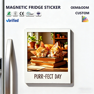Autocollant magnétique personnalisé pour réfrigérateur, cadre aimanté pour photos, décoration de cuisine et de maison, fabricant vérifié OEM - Product Image 1