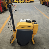 Compacteur hydraulique de haute qualité à tambour unique Mini marche derrière le rouleau compresseur vibrant avec pièces