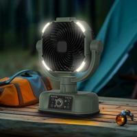 Kipas Camping Baterai 16000mAh Grosir, Kipas Luar Ruangan Portabel Isi Ulang untuk Berkemah dan Memancing