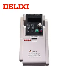 DELIXI anahtar EM60 0.4kw 11KW için 220v 50hz 60hz 0.75 kw değişken frekanslı invertör ev kullanımı için