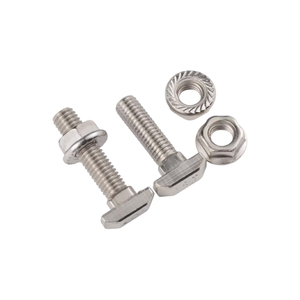 Viti a testa a T in acciaio inox 304 per profili in alluminio standard europei serie 20 30 40 45 M5 M6 M8 M10 <span class=keywords><strong>M12</strong></span> - Product Image 2