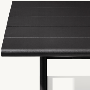 Mesa de Centro Rectangular de Aluminio para Patio, Muebles Modernos de Aluminio para Exteriores - Product Image 2