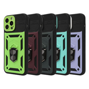 Funda protectora para teléfono móvil, accesorios con anillo y mica para cámara - Product Image 1