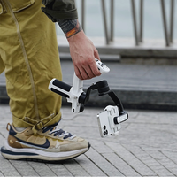 FeiyuTech Scorp Mini-P Kit Stabilisateur de smartphone 3 axes avec suivi IA, lumière d'appoint et support tableau de bord pour iPhone 16 Pro Max et Android