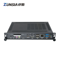 Zunsia Intel 12th Gen Core I3 i5 i7 Módulo de computadora OPS integrado DDR5 48GB Panel plano interactivo 4K Portátil Linux Mini PC OPS