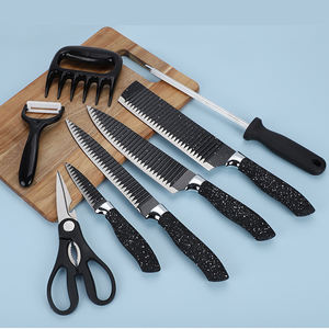 Nuevo <span class=keywords><strong>Juego</strong></span> <span class=keywords><strong>de</strong></span> <span class=keywords><strong>Cuchillos</strong></span> <span class=keywords><strong>de</strong></span> Cocina <span class=keywords><strong>de</strong></span> 8 Piezas <span class=keywords><strong>de</strong></span> Alta Calidad y Precio Competitivo <span class=keywords><strong>de</strong></span> la Línea Suiza con Soporte Acrílico para Regalo - Product Image 3