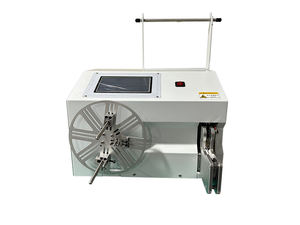 Equipo de Fabricación de Cables Semiautomático Sinrad SR-9050, Máquina de Enrollado y Atado Circular, CA 220V, Ajustable, Cables de hasta 220mm - Product Image 2