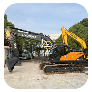 Excavadora Usada HYUNDAI 220-9S para Trabajos de Movimiento de Tierras, Excavadora Hidráulica de Orugas de Segunda Mano HYUNDAI 220-9 225-9 240-9, ¡Venta Caliente! - Product Image 1