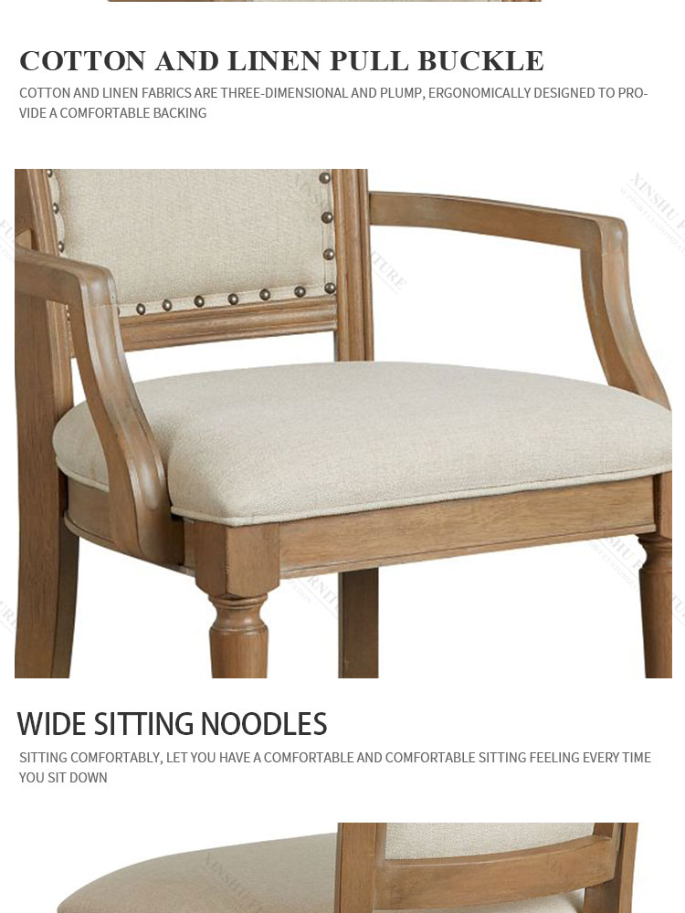 french style nordic family restaurant net red stool designer simple hotel back chair retro dining chair