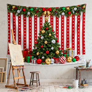 Tùy Chỉnh Giáng Sinh Biểu Ngữ Nền Vải Cho Nhiếp Ảnh Trang Trí Kỹ Thuật Số In Ấn Bất kỳ Kích Thước Mô Hình Dựa Hình Ảnh Của Bạn - Product Image 2