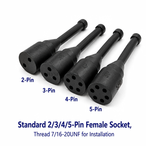 HYSF SUBSEA MCDC2F MCDC3F MCDC4F MCDC5F MCDC6F MCDC8F Conector Hembra Sumergible con Tapa Protectora - Product Image 2