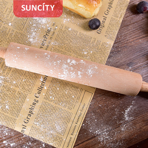 Suncity Large Wooden Rolling Pin Eco-Friendly Baking Tool For Dough And Pastry - Product Image 2