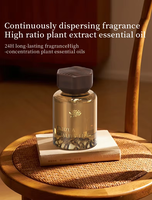 Diffuseur de parfum en verre moderne avec motif rose - Style cool, parfum d'ambiance longue durée pour la maison et la voiture