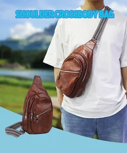 2024 Crossbody Fashion Chest Bag For Men High Quality Custom Fanny Pack Bag Fashion Sling New Shoulder Women's Men's Chest Bags