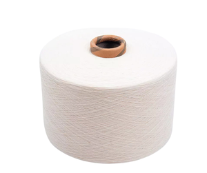 Hilo Industrial de Poliéster y Algodón Mezclado, Marca Nithya TC 02, Alta Resistencia a la Abrasión, Color Blanco Crudo de Vietnam, para Ropa de Trabajo - Product Image 1