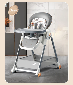 Silla Alta de Plástico Ajustable para Bebés y Niños Pequeños, Multifuncional 3 en 1 para Alimentación - Product Image 6