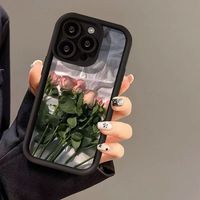 Nouveau Design 2026 Tendance Rose Étui Téléphone Anti-Chute en TPU pour iPhone 17 Air 11 12 13 14 15 Plus 16 Pro Max 7 8 Plus XS MAX