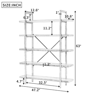 Odern-funda protectora <span class=keywords><strong>de</strong></span> 5 niveles para ordenador <span class=keywords><strong>de</strong></span> escritorio, estantería decorativa <span class=keywords><strong>de</strong></span> madera <span class=keywords><strong>de</strong></span> alta calidad - Product Image 4