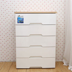 Eco-friendly Multifunction Injection <strong>Plastic</strong> Storage Drawer <strong>Cabinet</strong> for Clothes <strong>Bathroom</strong> &amp; Kitchen Use - Product Image 1