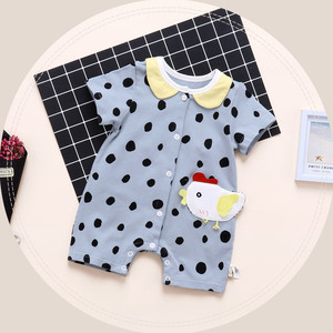 Vêtements pour bébés en gros : Combinaison à col pour nouveau-né fille, provenance Chine - Product Image 2