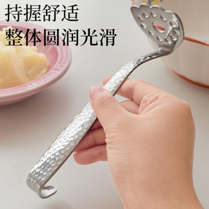 Écrase-pommes en acier inoxydable 304, design patte de chat, texture marteau, outil de cuisine pour écraser les pommes de terre et les aliments pour bébés - Product Image 5