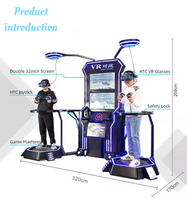 Plateforme de course VR 9D avec structure métallique pour usage intérieur, parcs d'aventure, lieux publics, garantie 1 an, support en anglais