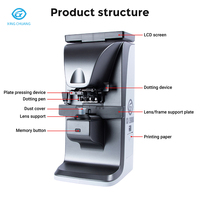 Focometer otomatis LCD Digital, pengukur lensa layar sentuh