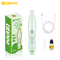 LILIPRO PT208 Cortadora de Pelo Profesional para Mascotas, Recortadora Eléctrica Silenciosa y Recargable para Patas de Perros, Afeitadora Inalámbrica para Gatos, Set de Aseo
