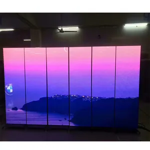 P1.86 Indoor full color Floor Standing Advertising Mirror Poster Led Screen Display a Led Poster Screen