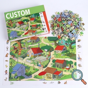 Puzzle éducatif personnalisé DIY pour adultes, en carton épais, 100 à 500 pièces, impression couleur de haute qualité - Product Image 2