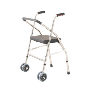 Andador Ortopédico Ajustable Personalizado <span class=keywords><strong>con</strong></span> Ruedas de Aluminio, Plegable, para Rehabilitación y Movilidad - Product Image 3