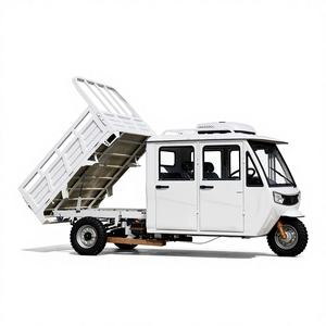 Tricycle à benne basculante motorisé |   Roues arrière doubles hydrauliques robustes pour <span class=keywords><strong>transport</strong></span> commercial/agricole/ingénierie, tricycle - Product Image 1