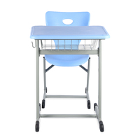 Vente en gros d'usine - Mobilier scolaire pour salles de classe - Ensemble moderne de bureau et chaise scolaire en plastique