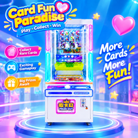 Machine de jeu d'arcade à monnayeur pour cartes à collectionner, avec système de rédemption de prix, pour centre de divertissement intérieur