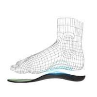 Semelles orthopédiques de football à maintien de la voûte plantaire, absorption des chocs, personnalisables et thermoformables, directement de l'usine