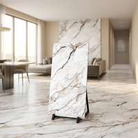 DCT Factory Supply Hot Sale Grey Polished Sintered Stone Porcelain Slab 1200*2600*6mm